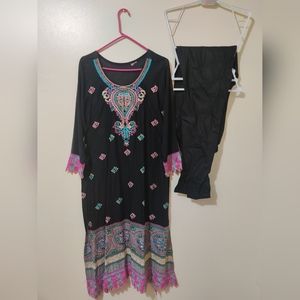 Pakistani/indian formal dress.